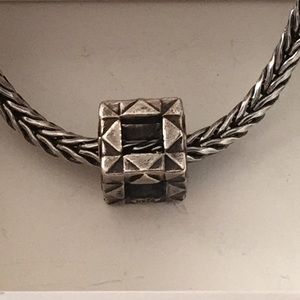 Origami Trollbeads, sterling silver